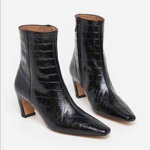 Flattered Leather Croc Xion Boots 9